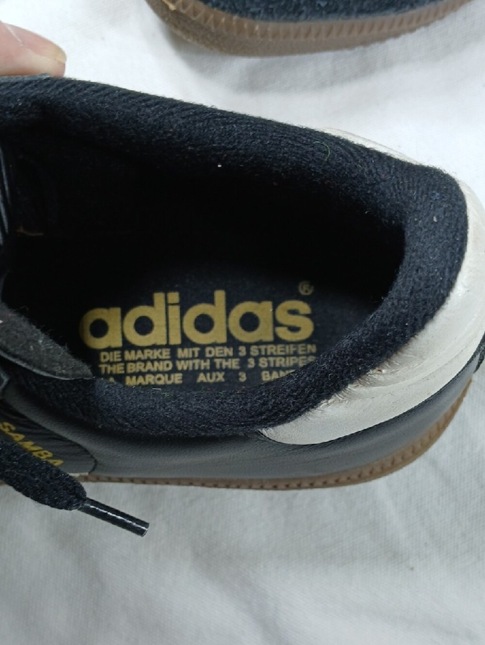 adidas Black and White Classic Leather Sneakers - Picture 11 of 13
